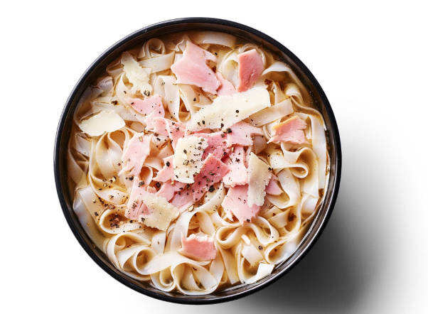 chilli miso and ham noodles