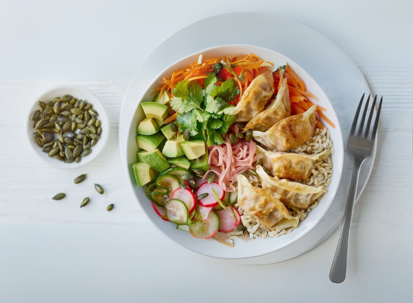 brown rice buddha bowl