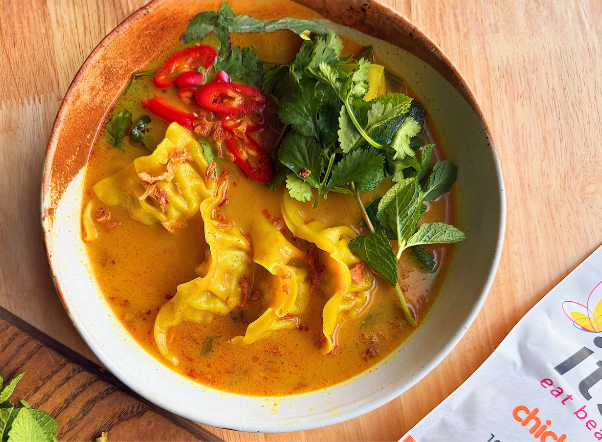 cold-busting gyoza soup