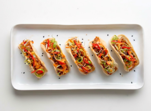 dumpling tacos