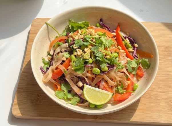 fresh Thai-style noodle salad