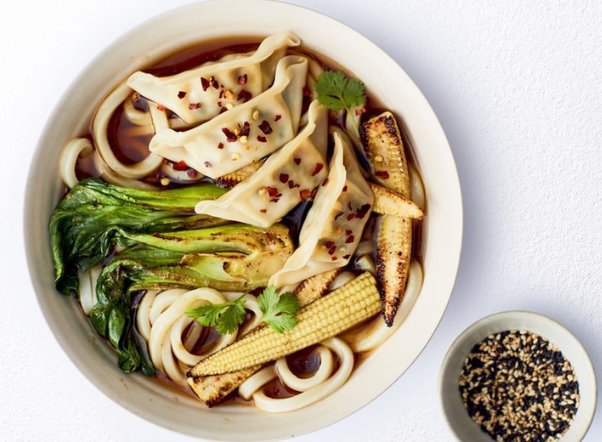 miso veg & gyoza noodles