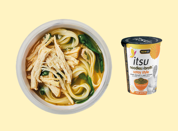 satay style noodles & broth pot with chicken