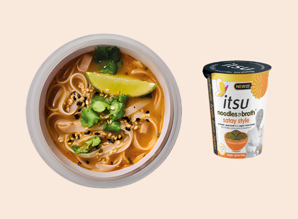 satay style noodles & broth pot